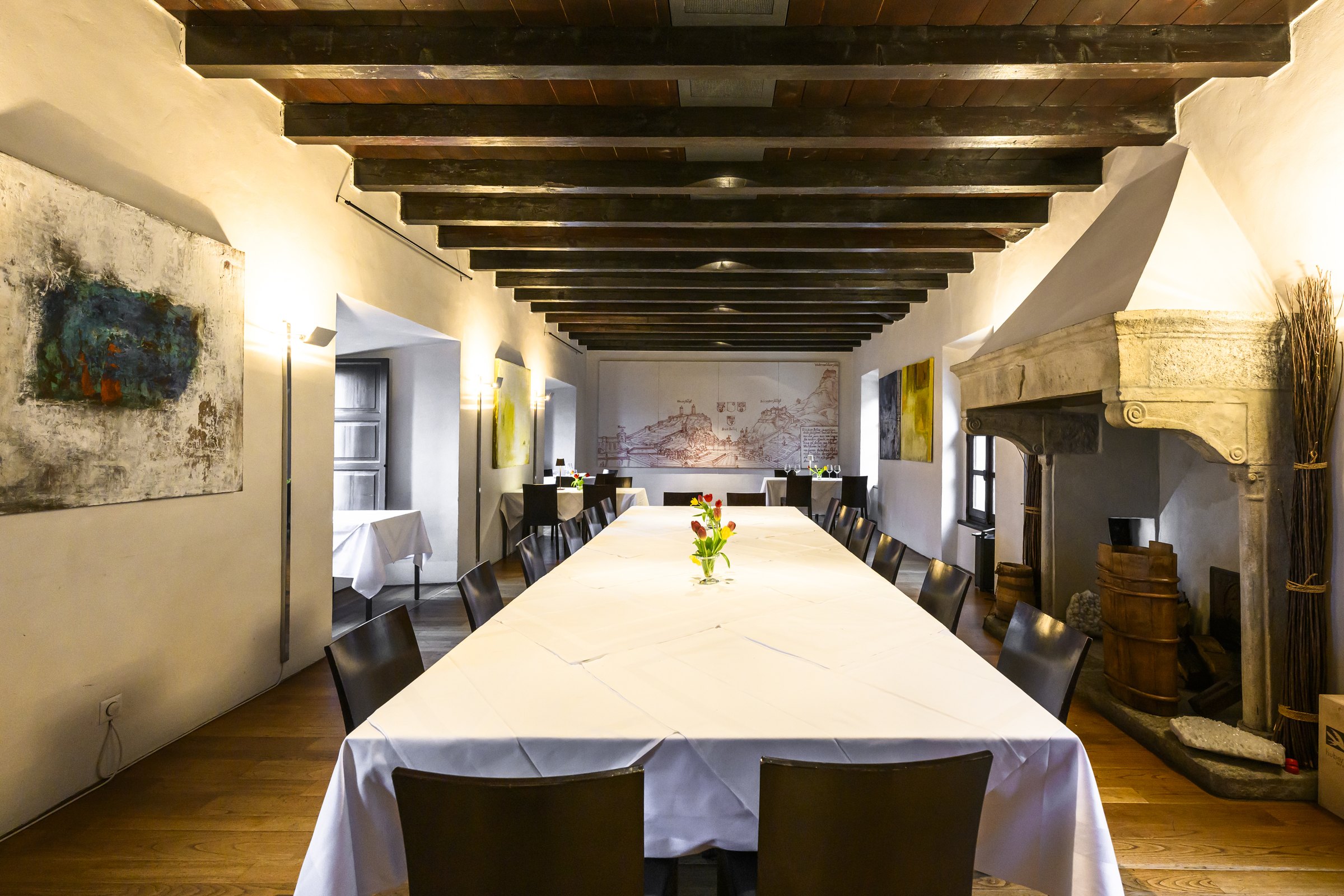 Benedetto-Ferrini-Saal im Castello Sasso Corbaro